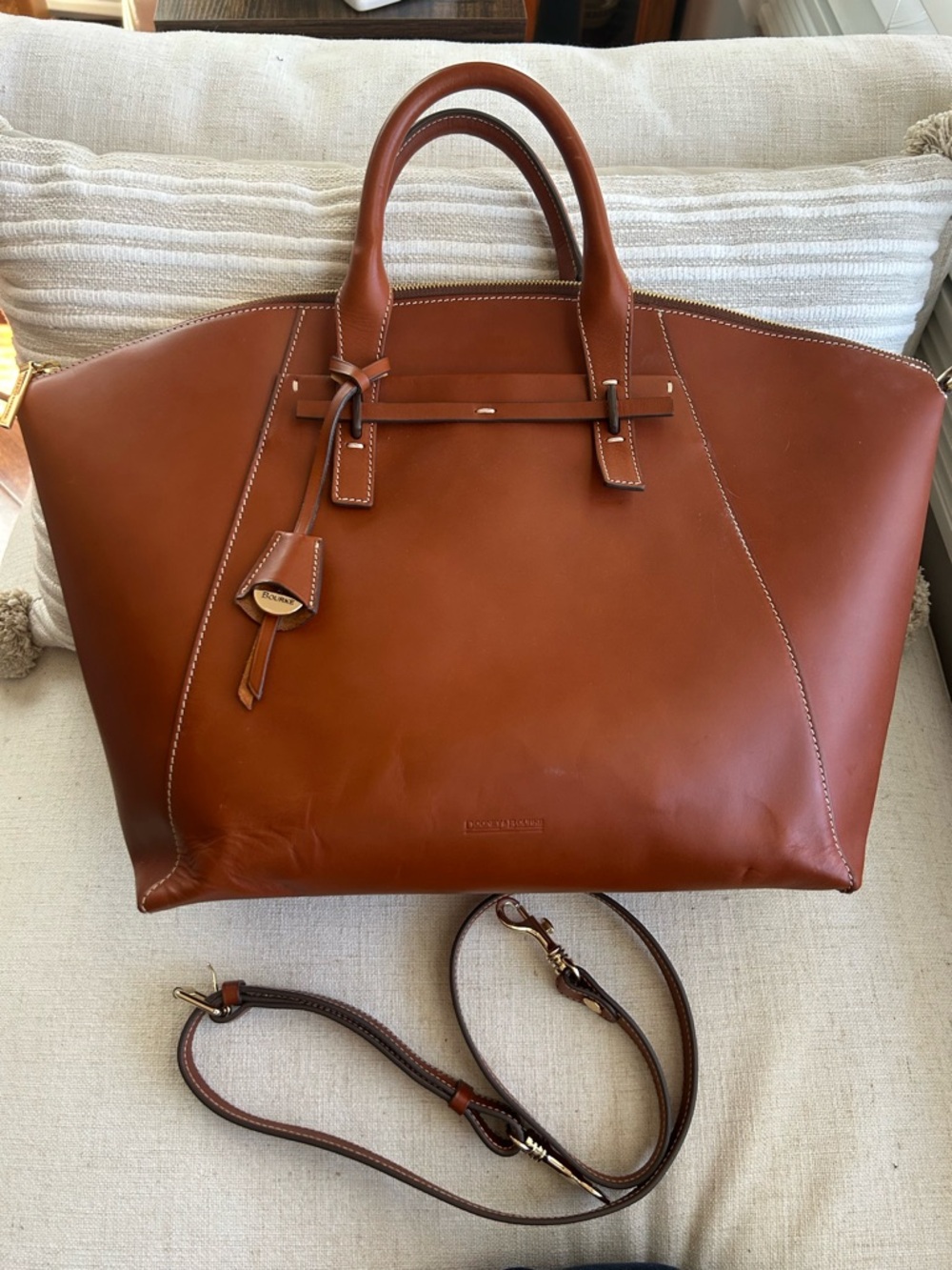 Dooney & Bourke Alto Teresa Satchel Saddle